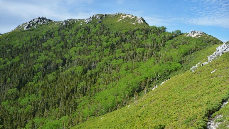 下山中につまずき岩と岩の間に足が挟まる　埼玉県の71歳男性を救助　右下腿骨折で重傷　北アルプス餓鬼岳で遭難｜FNNプライムオンライン