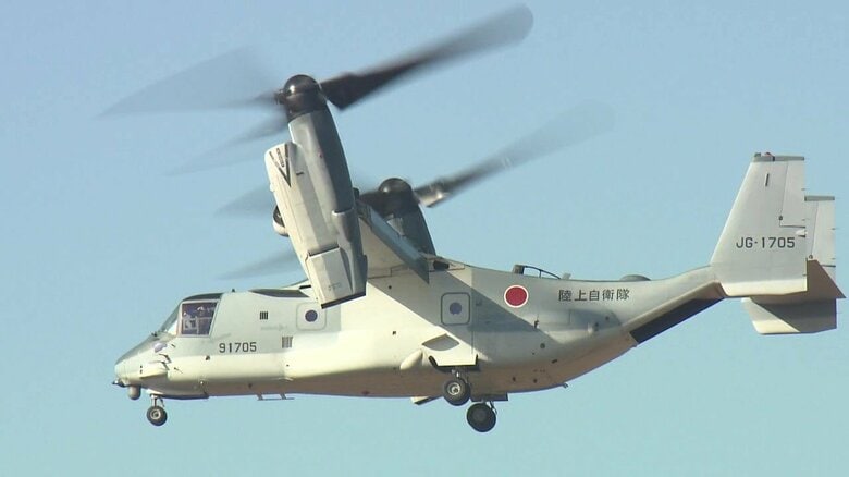 陸上自衛隊オスプレイ 7月9日に「佐賀駐屯地」開設 木更津から佐賀空港への配備開始 目達原駐屯地のヘリ50機も｜FNNプライムオンライン