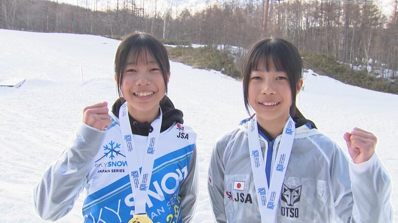 15歳の双子姉妹が日本初の国際大会へ…雪山での過酷レース『スカイスノー』2030年冬季五輪の正式種目入り目指す｜FNNプライムオンライン