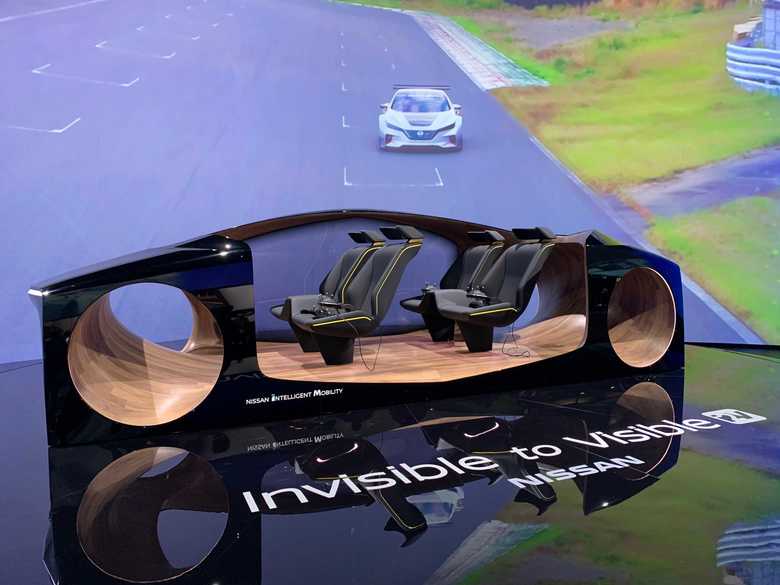 日産ブースの「Invisible-to-Visible」