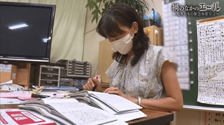 日記を読む平澤先生