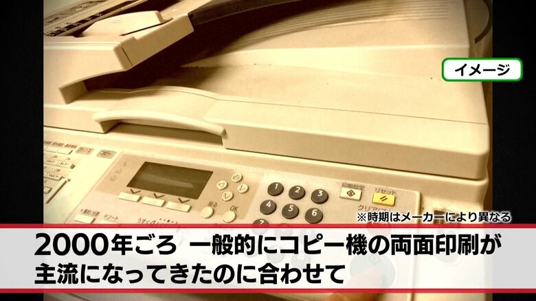 きっかけは両面印刷