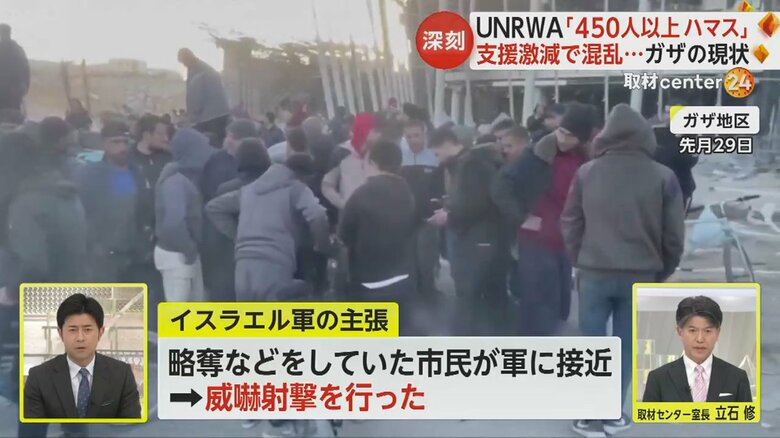 100人以上が死亡した支援物資搬入の様子