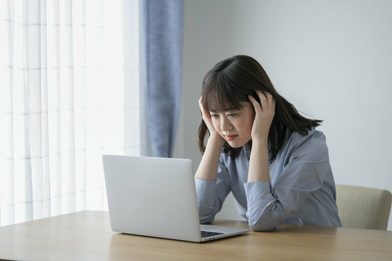 イメージ（テレワーク疲れ）