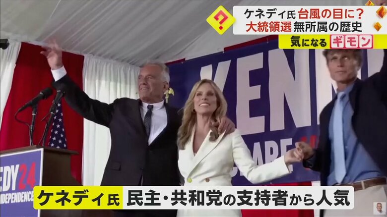ロバート・ケネディ・ジュニア氏は、民主党支持層に一定の人気があるだけでなく、共和党支持者からも人気