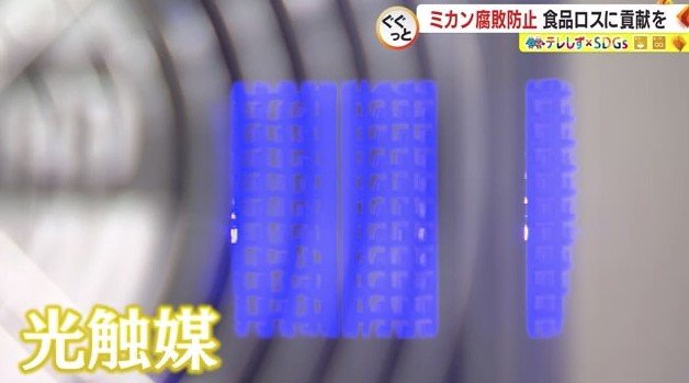 近藤室長「青い光が可視光型の光触媒」