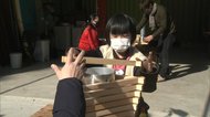 今年9月に開催予定…三重とこわか国体の「炬火」灯す受皿の組み立て 前回開催の年に植えられたヒノキ製