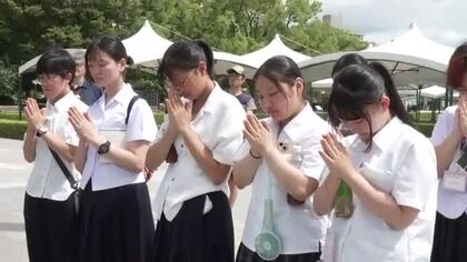 「広島慰霊の旅」で富山の高校生たちが見た被爆の痕跡と継承への決意