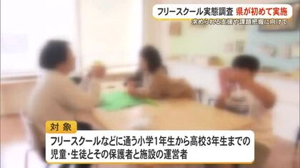 フリースクール実態調査始まる　子ども・保護者・施設の課題把握へ