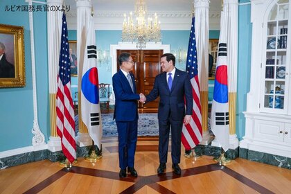 韓国「実質的な貢献」表明　米韓外相がホルムズ海峡の航行の自由確保で協力確認　李在明大統領は派兵否定
