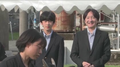 悠仁さま、高校生に質問重ねられる　秋篠宮さまの地方公務に初同行　鹿児島の畜産高校視察