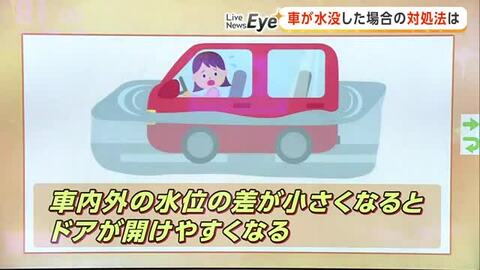 線状降水帯の予測情報の精度は低調　車が水没した場合の対処法は　岩手
