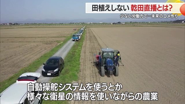 最終的には低コストで生産できるようになるが、小さな田んぼでの農業とは規模が違う初期投資が必要