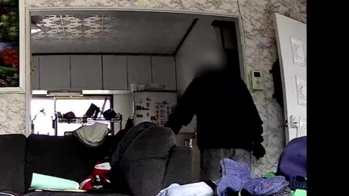 白いキャップの男(提供:被害者)