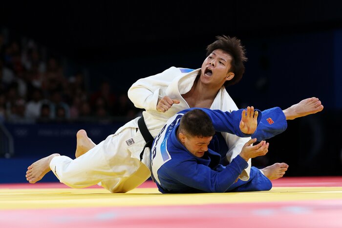 決勝戦でも一本勝ちした阿部一二三(写真・ゲッティ)