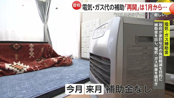 補助金の対象は1~3月の3カ月限定で、11・12月は対象外