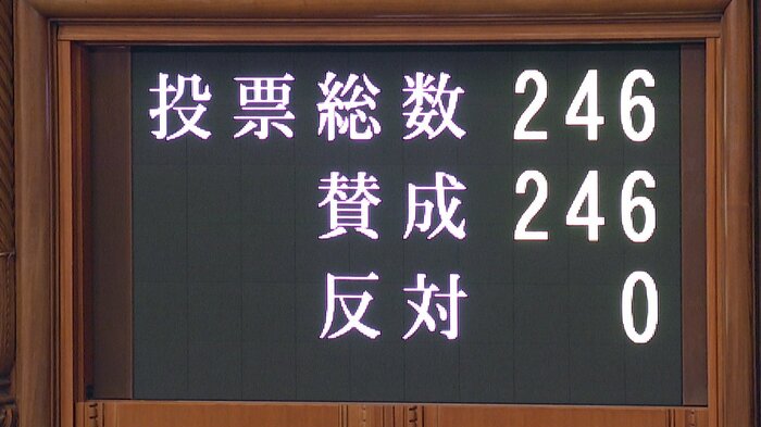 2025年12月、参院本会議で全会一致で可決・成立