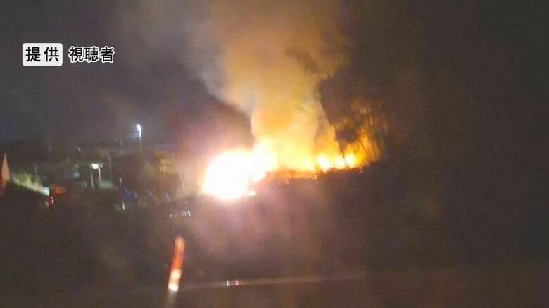 未明に火事　住宅が全焼…1人死亡　住人の男性と連絡取れず　長野・松川町｜FNNプライムオンライン