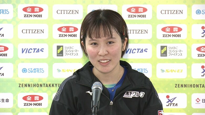 【卓球】平野美宇選手の選出確実　伊藤美誠選手が6回戦で敗退　パリ五輪シングルス代表争い｜FNNプライムオンライン