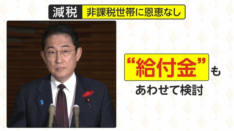 低所得者層に向けては給付金での対応もあわせて検討される見通し