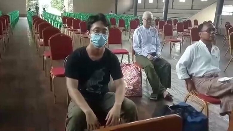 ミャンマーで解放直前の久保田徹さん