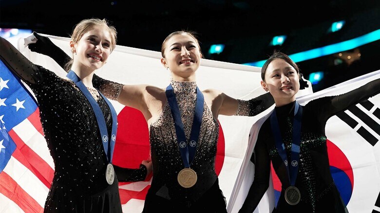 世界選手権の表彰式