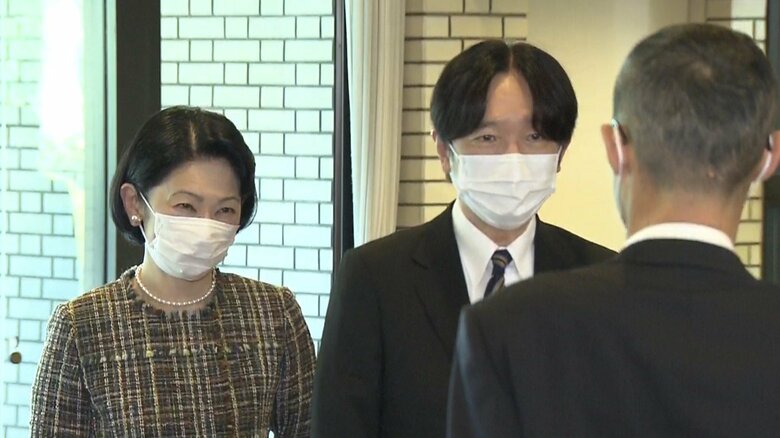 「全国障害者スポーツ大会」会場に到着された秋篠宮ご夫妻（正午ごろ 栃木･宇都宮市）