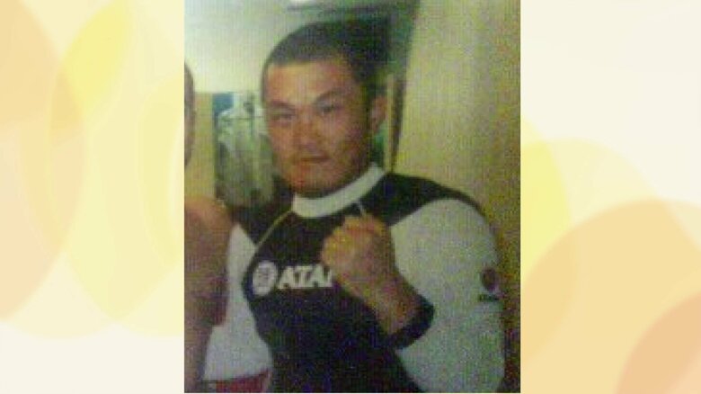 格闘家だった頃の田畑さん（画像提供：本人）