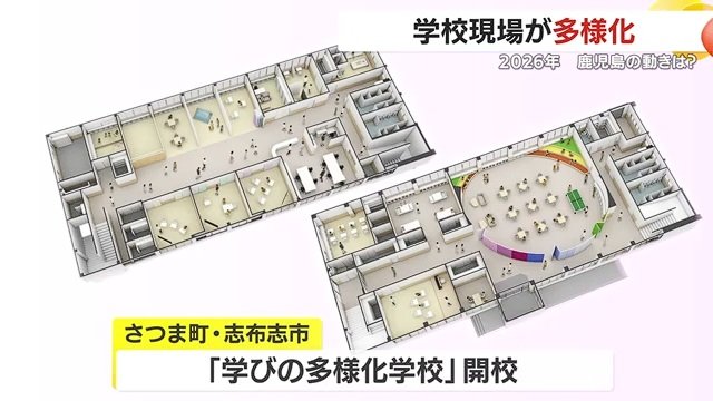 さつま町に中学生対象の学校　志布志市に小中学生対象の義務教育学校が設置される
