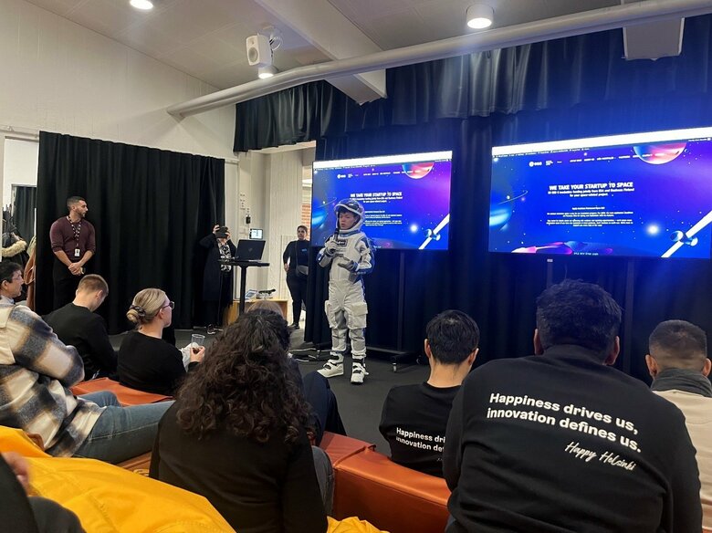 アールト大学でのピッチコンテスト（撮影：清水俊宏）