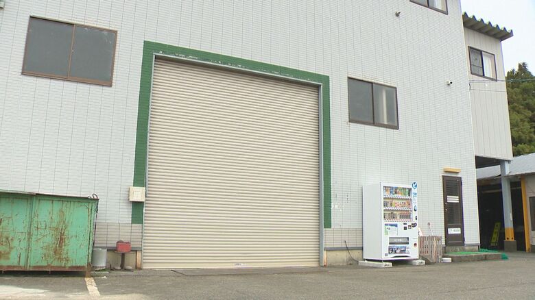 建設会社の倉庫にクマ（阿賀野市）