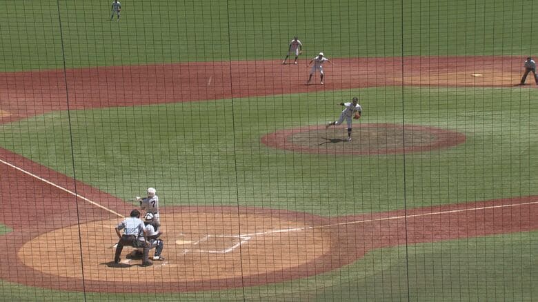 佐藤選手（準々決勝・日本文理戦）