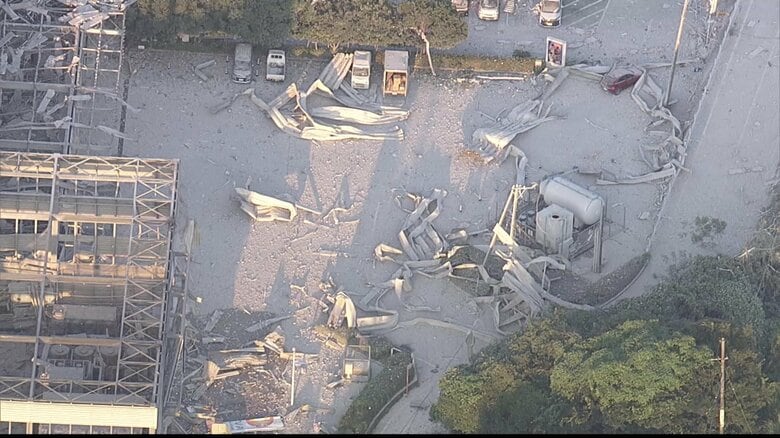 イオンモール熊本で爆発