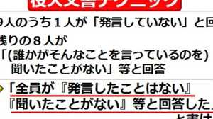 これぞ、役人文書テクニック!「総理の意向」調査報告の“カラクリ”