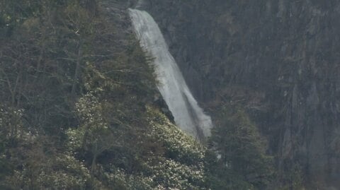 「正式な滝としては認定されていない」のに落差日本一超え　称名滝の隣に現れた「幻の滝」　遊歩道が開通