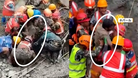 ネパール土石流で奇跡の生還　塞がれたトンネルから2人救出　暗闇で216時間　命救った「わずかな空気」と「泥水」
