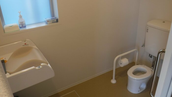 乳幼児世帯に配慮した「子供専用トイレ」(提供:熊野町)