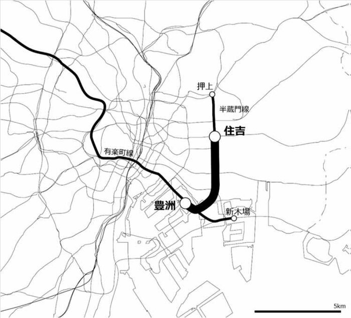 有楽町線の延伸構想(国交省資料より)
