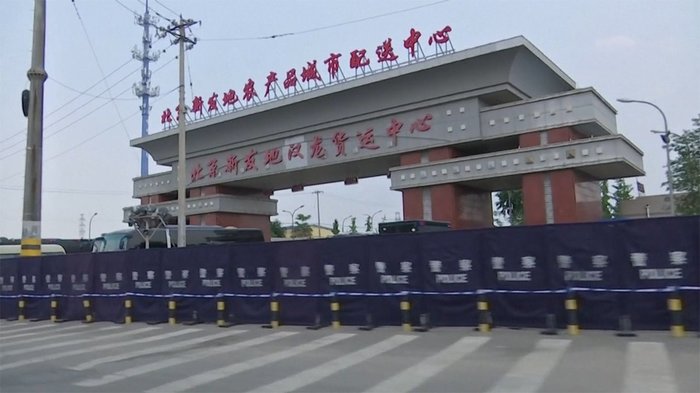 中国・北京“市場クラスター” 感染者は53人に