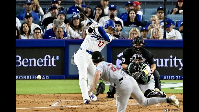 3年連続ホームラン王へ追撃の大谷翔平4試合ぶりのホームランならず3打数1安打　ドジャース完封負け喫すも優勝マジックは「25」に｜FNNプライムオンライン