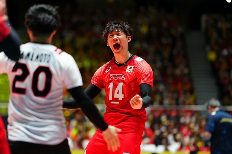 日本代表キャプテン 石川祐希(フィンランド戦)