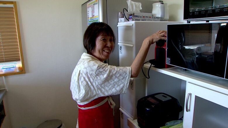 夏の間だけ借りているアパートは家具・家電付き