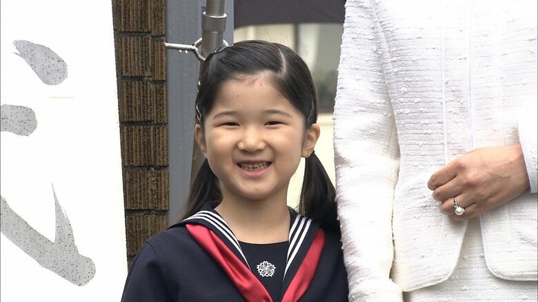 2008年　愛子さま学習院初等科の入学式