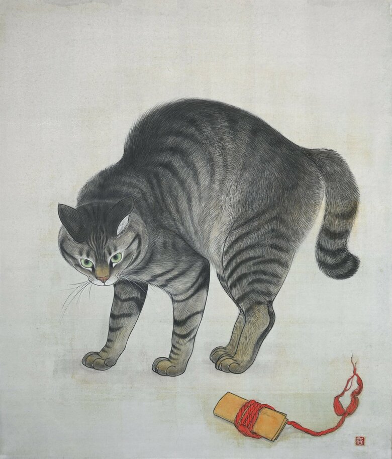 対となるもうひとつの作品「家ノ虎図」