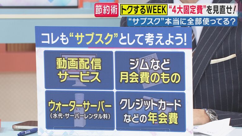 これも“サブスク”（関西テレビ「旬感LIVEとれたてっ！」より）