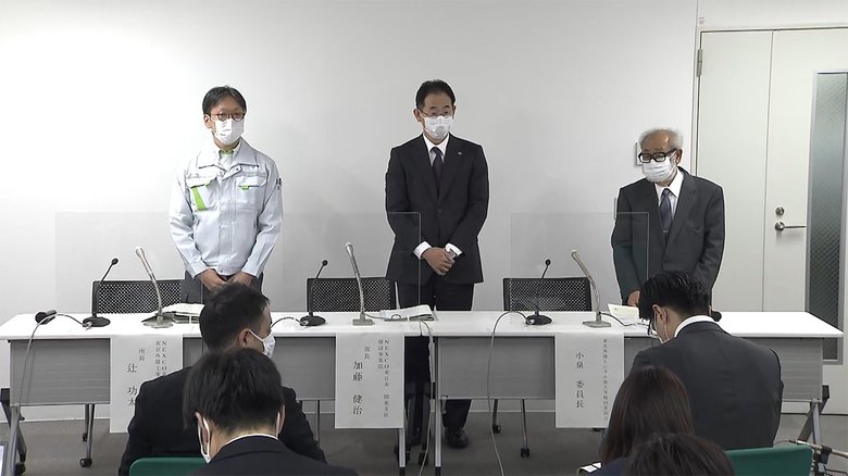 NEXCO東日本が会見 道路陥没 トンネル工事との関連は