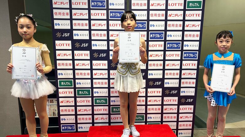 ノービスB女子表彰台（中四国九州選手権）