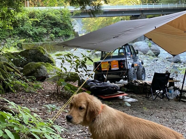 キャンプへも行っている