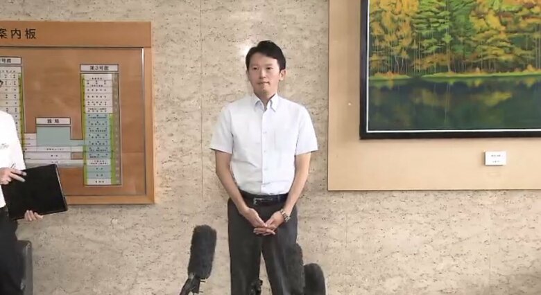 兵庫県 斎藤元彦知事　24日