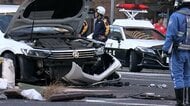 神戸・繁華街で暴走 1人死亡　赤信号を無視し交差点に突っ込んだか